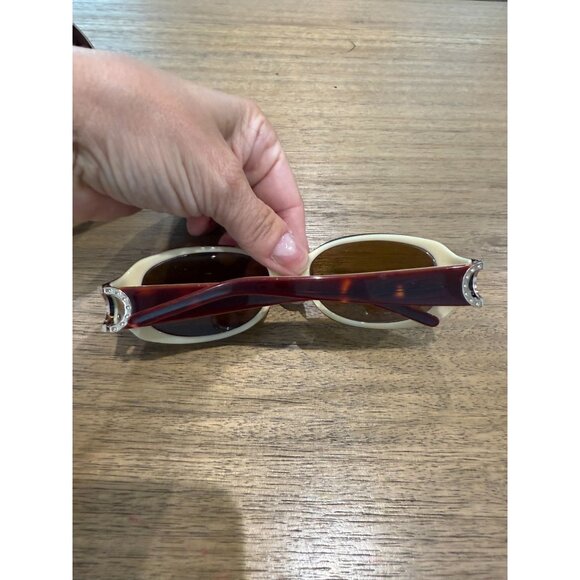 Chelsea Morgan CMS 603 TO Sunglasses Brown Round plastic suns 53-16-125 - Picture 4 of 12